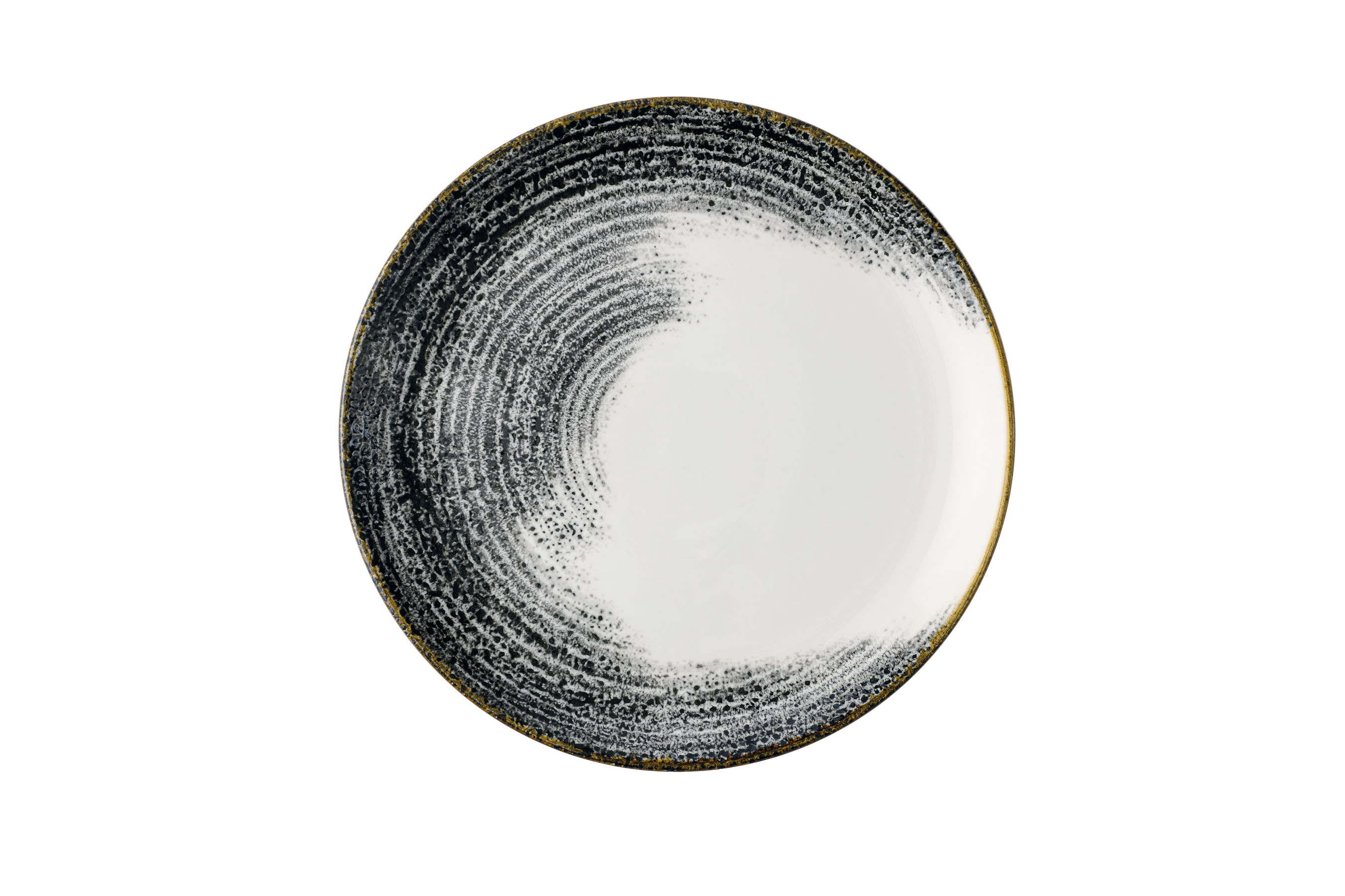 Churchill, Homespun Accents : Quartz Black - Teller flach Coup, 26 cm
