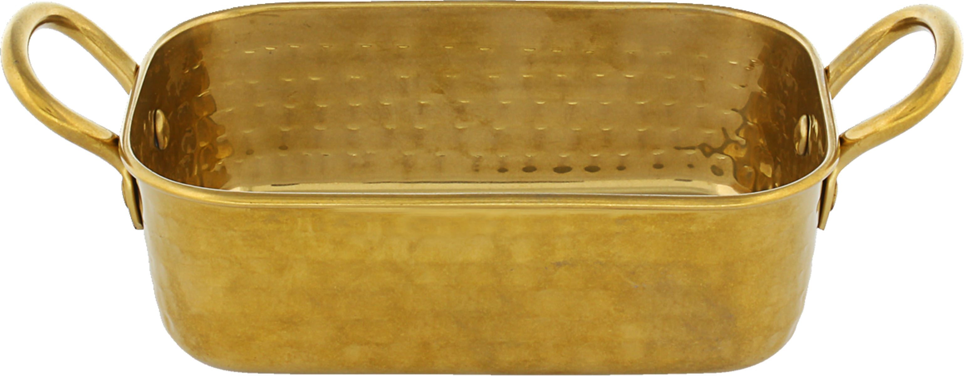 Playground, Edelstahl - SPOTLIGHTS : Pfännchen, rechteckig, goldfarben, 15 x 10 cm/ 0,47 ltr.