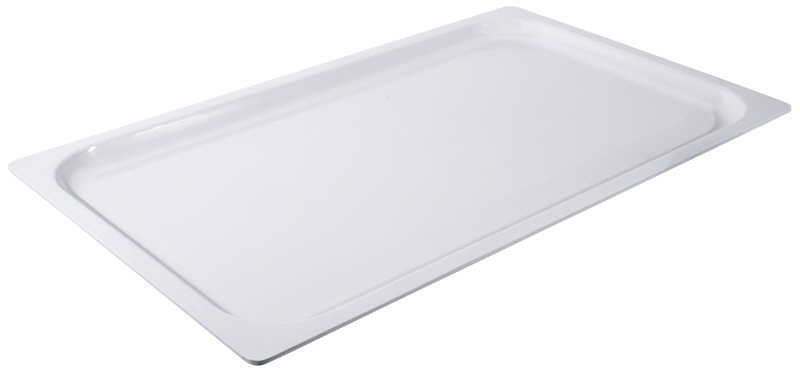 GN 1/1 Behälter, weißes Melamin, Tiefe: 20 cmm, I: 1,4 ltr.