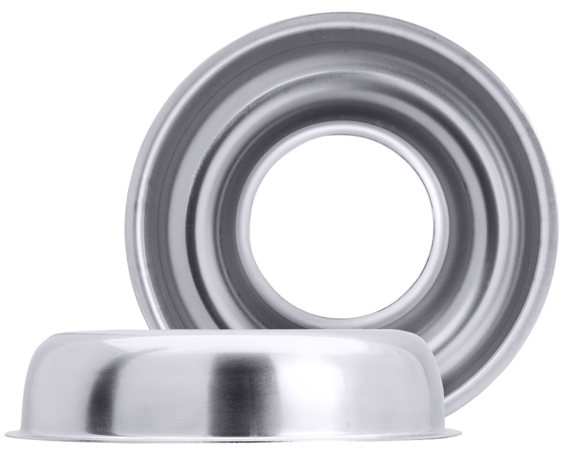 Savarinform, EdSt., hochglänzend, D: 8 cm, H: 2,5 cm, Füllbreite: 2,5 cm