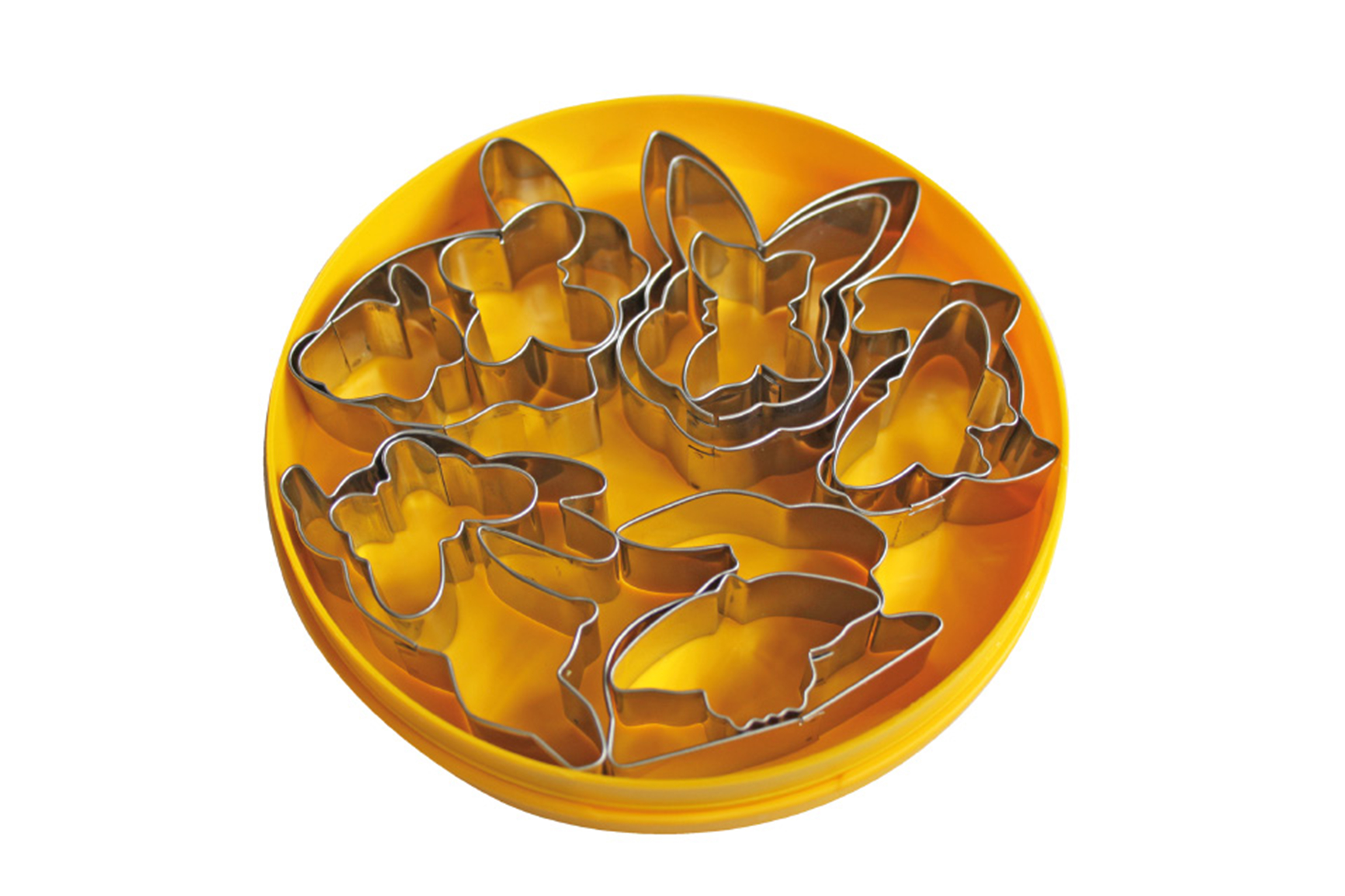 Dekor-Ausstecher im Satz Tiere 12-teilig, Edelstahl