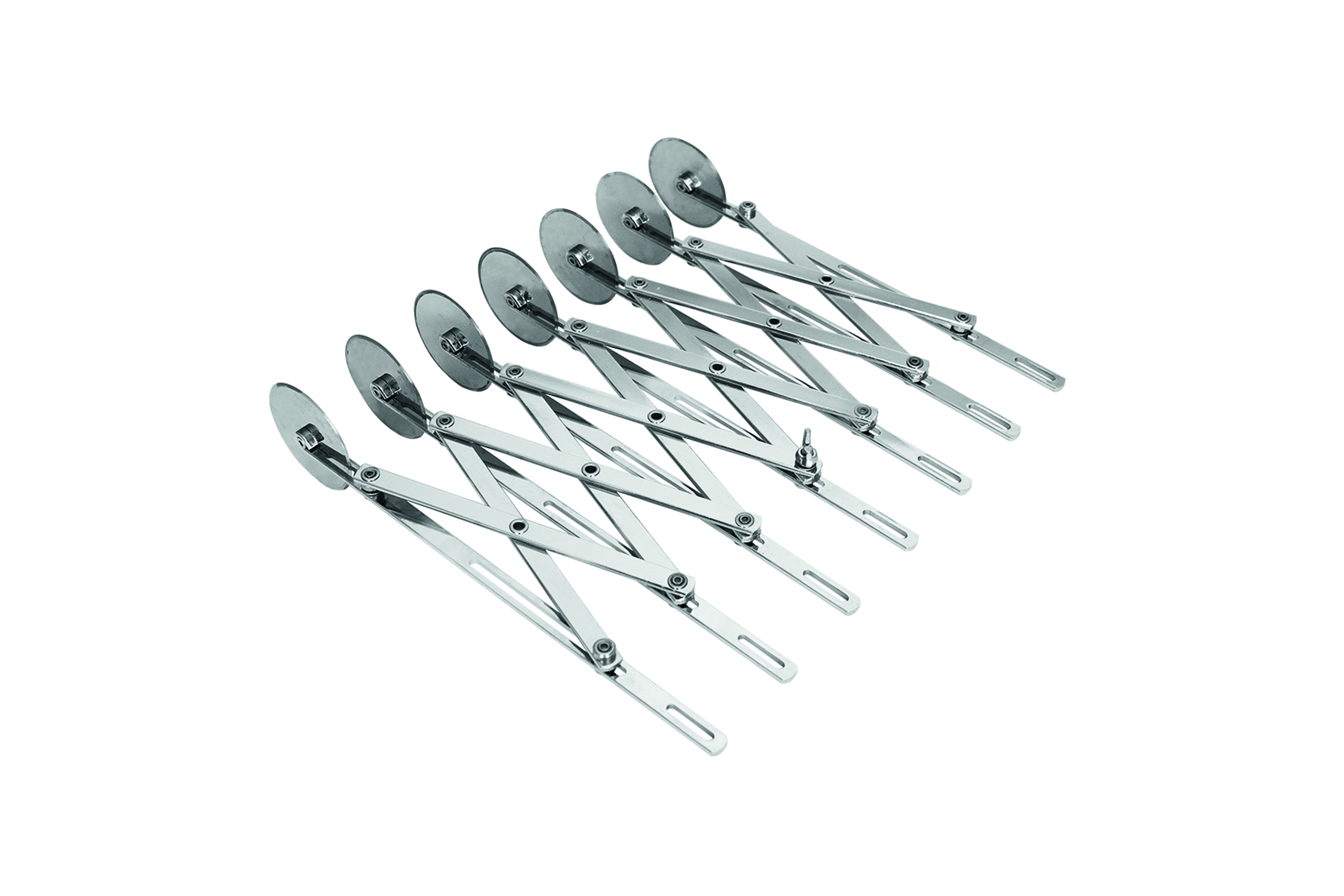 Teigschneider, einfach, 7 Rädchen, rund