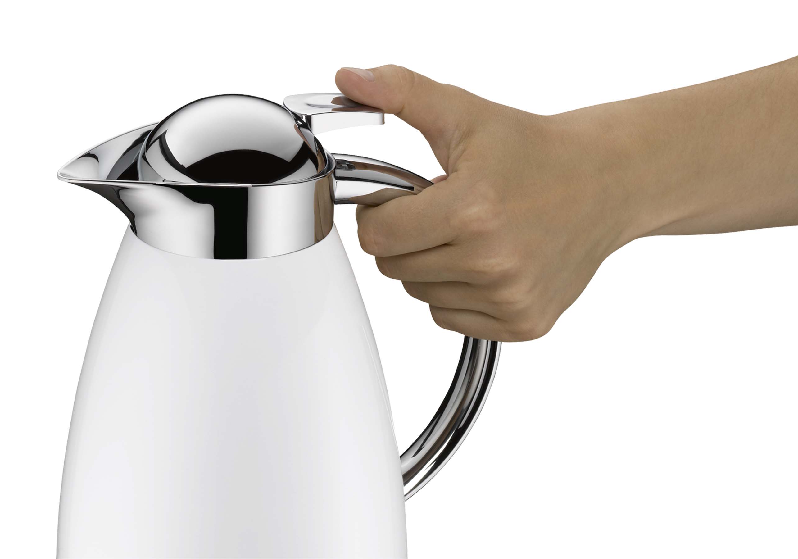 Isolierkanne Alfi SIGNO, Inhalt: 1,0 ltr., Farbe: Coconut White poliert