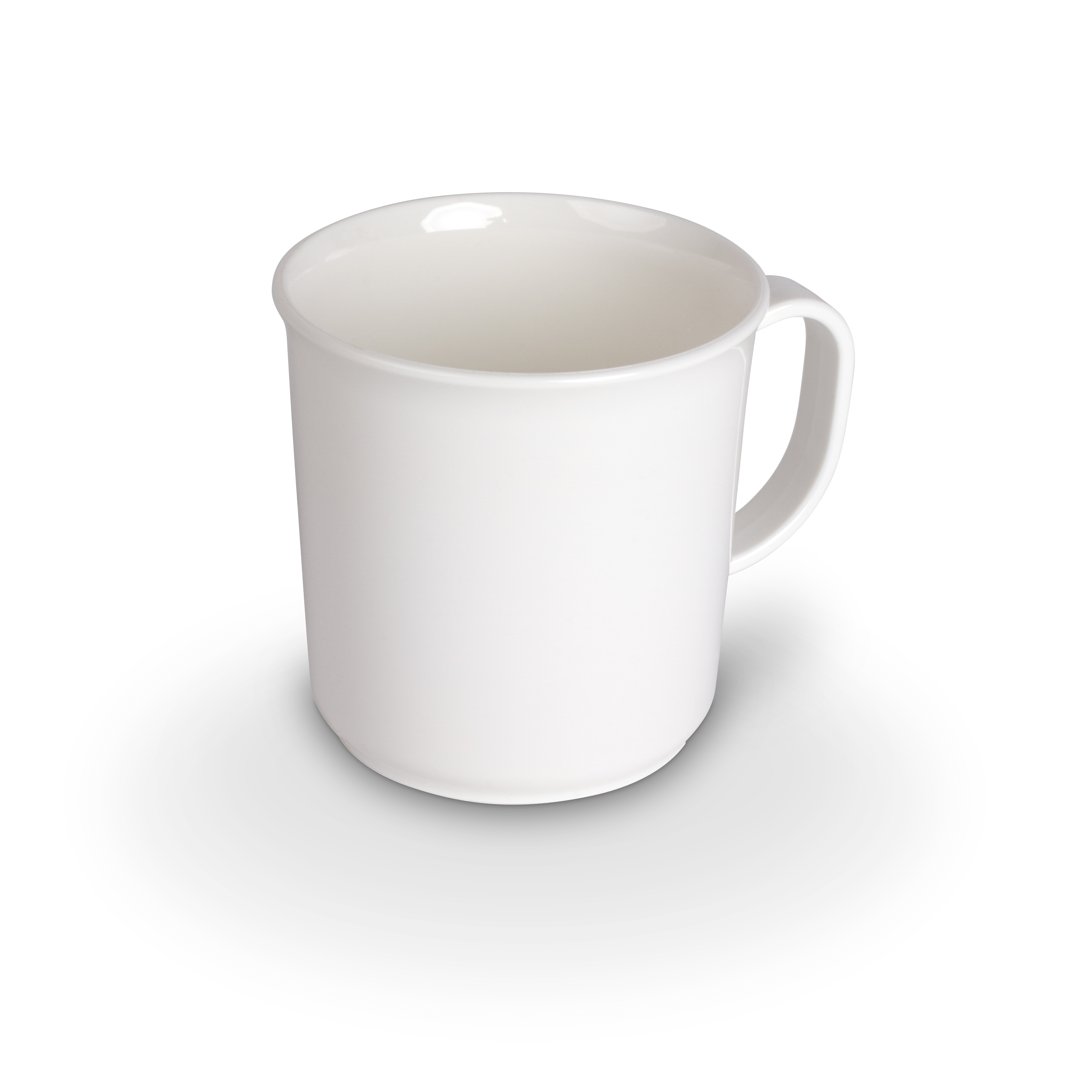 Henkelbecher PC, uni, weiss, D x H: 7 x 7,5 cm/ 0,2 ltr.