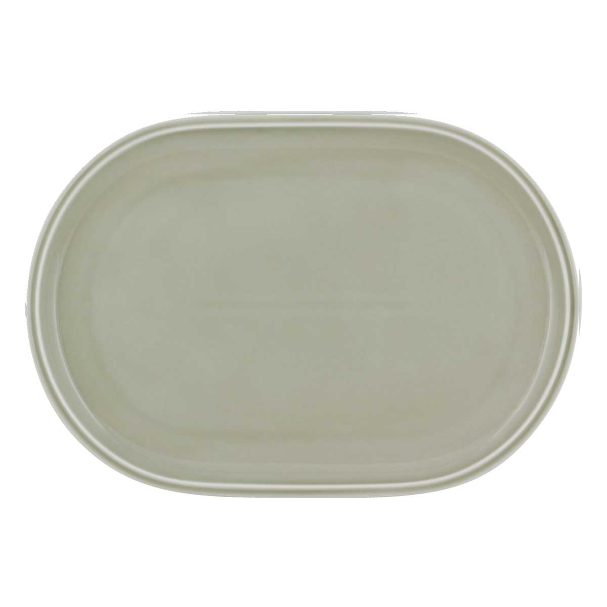 Schönwald, Shiro Glaze : Steam - Platte oval coup, 36 x 24 cm