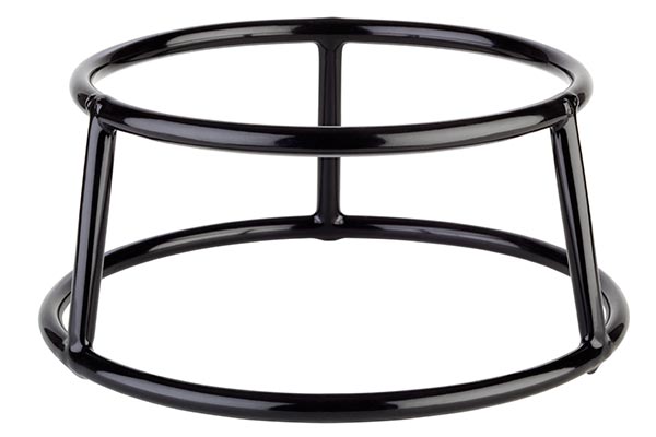 Buffetständer MULTI ROUND, D: 15,5 / 18 cm, H: 8 cm Metall, schwarz ummantelt