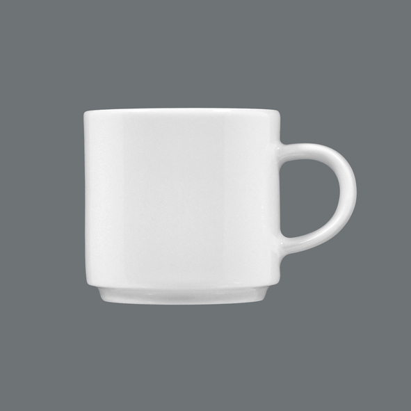 Seltmann Weiden, Savoy - Mocca-Obere, stapelbar, uni, weiss, 0,09 ltr.