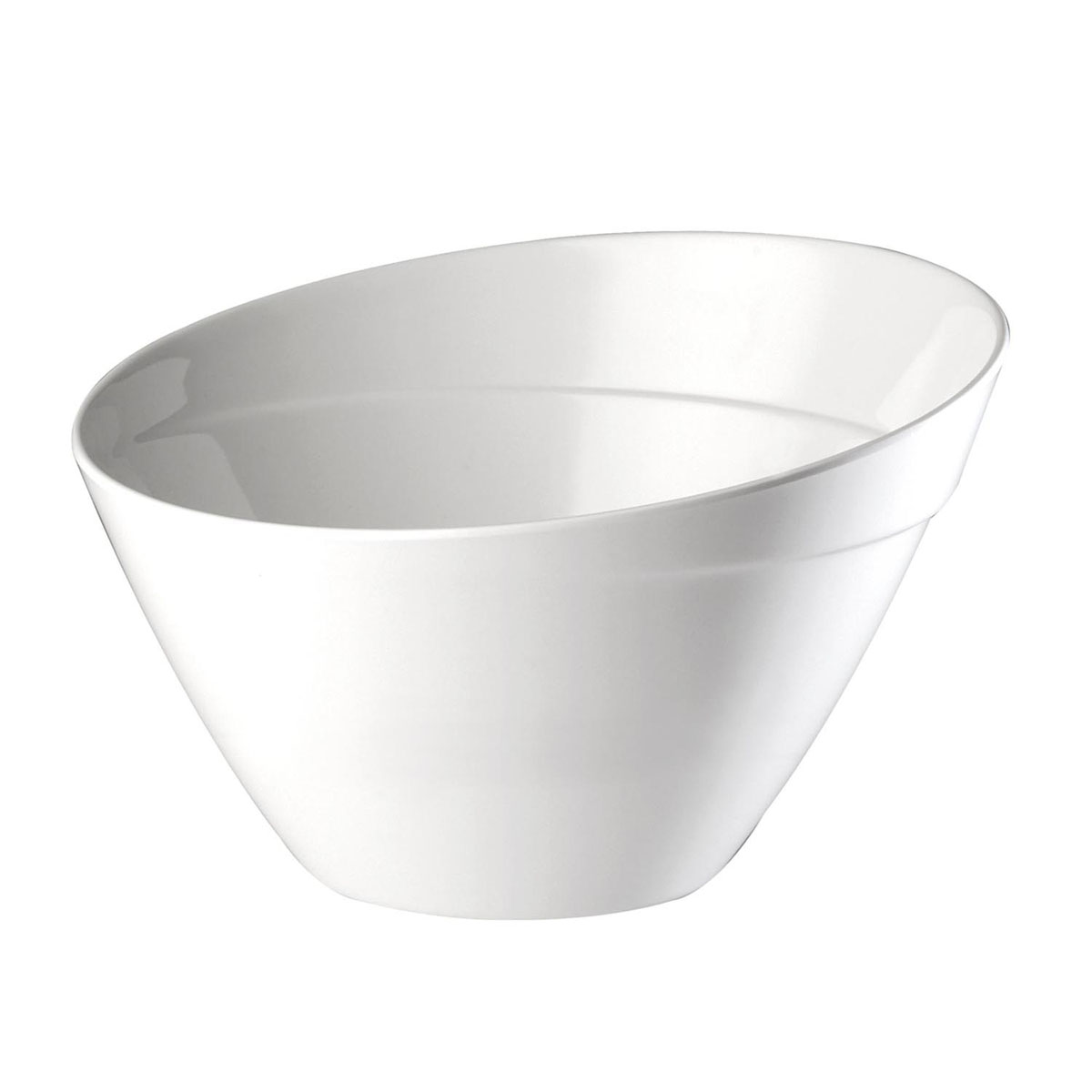 Schale FRIENDLY, PET, uni, weiss, D: 24,5 cm, H: 15 cm, I: 2,5 ltr.