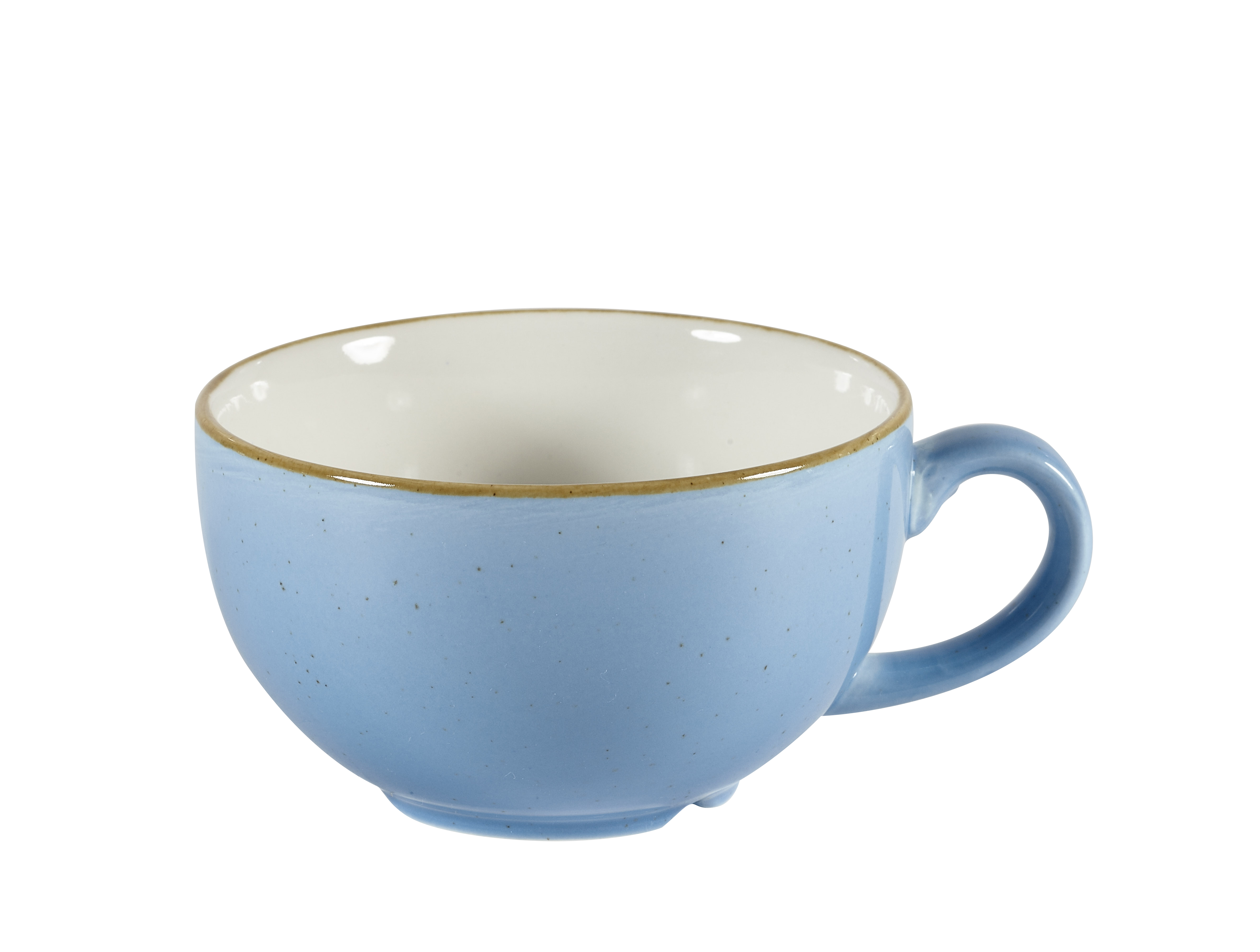 Churchill, Stonecast : Cornflower Blue - Cappuccino-Obere, 9,5 x 5,5 cm/ 0,23 ltr.