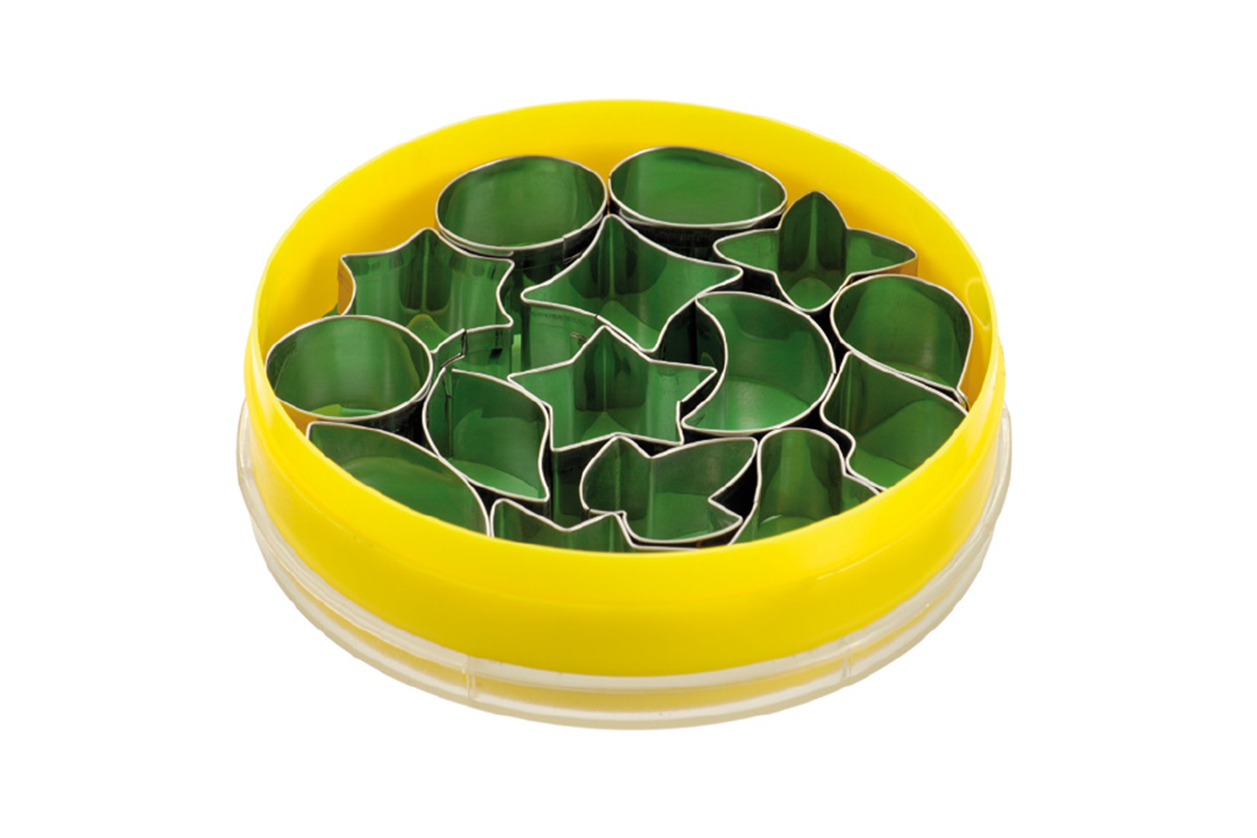 Dekor Ausstecher im Satz Gemischte Formen 15-tlg., Höhe: 20 mm, Edelstahl