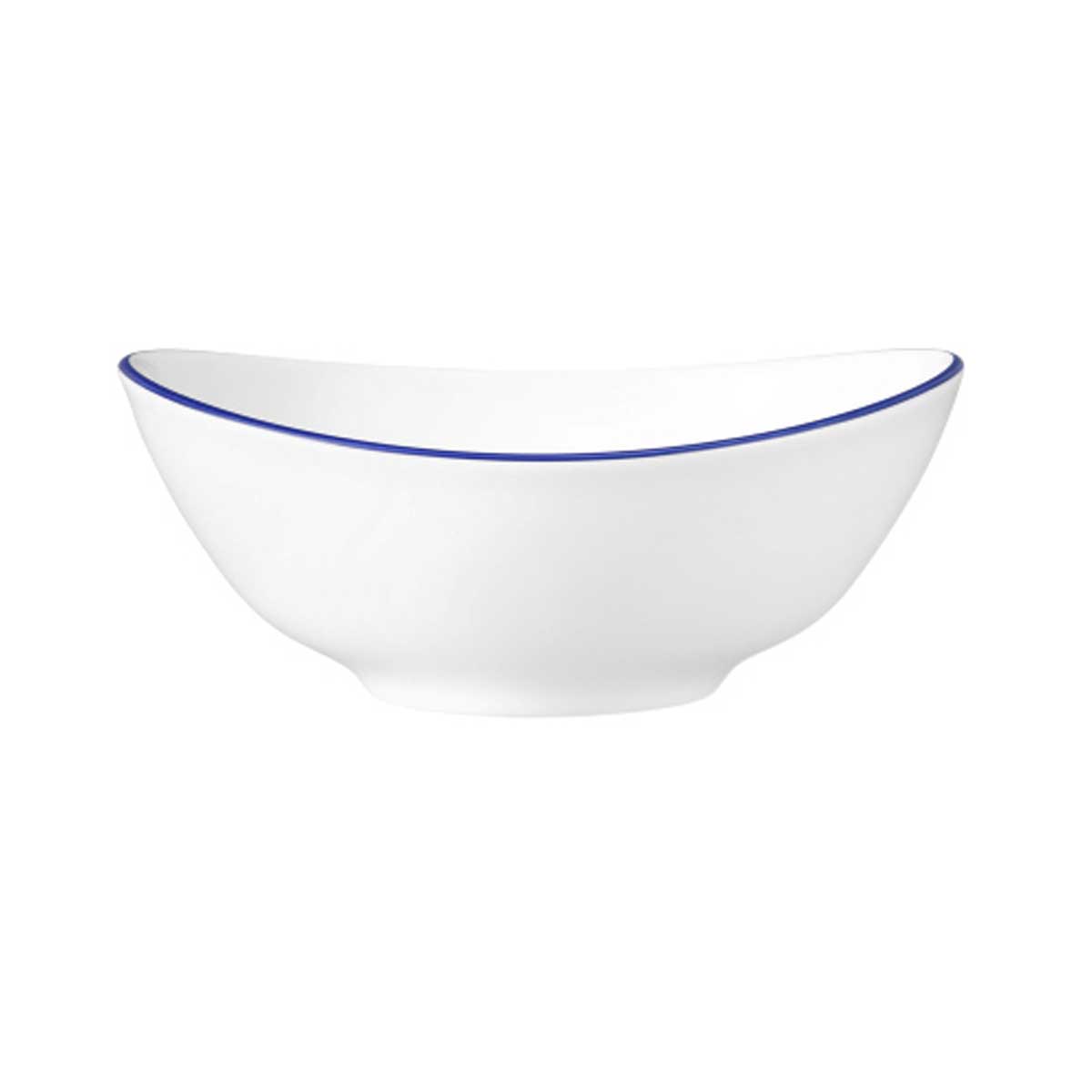 Seltmann Weiden, Modern Life : 10873 Blue Line - Schüssel oval 5239, 21 cm/ 1,00 ltr.