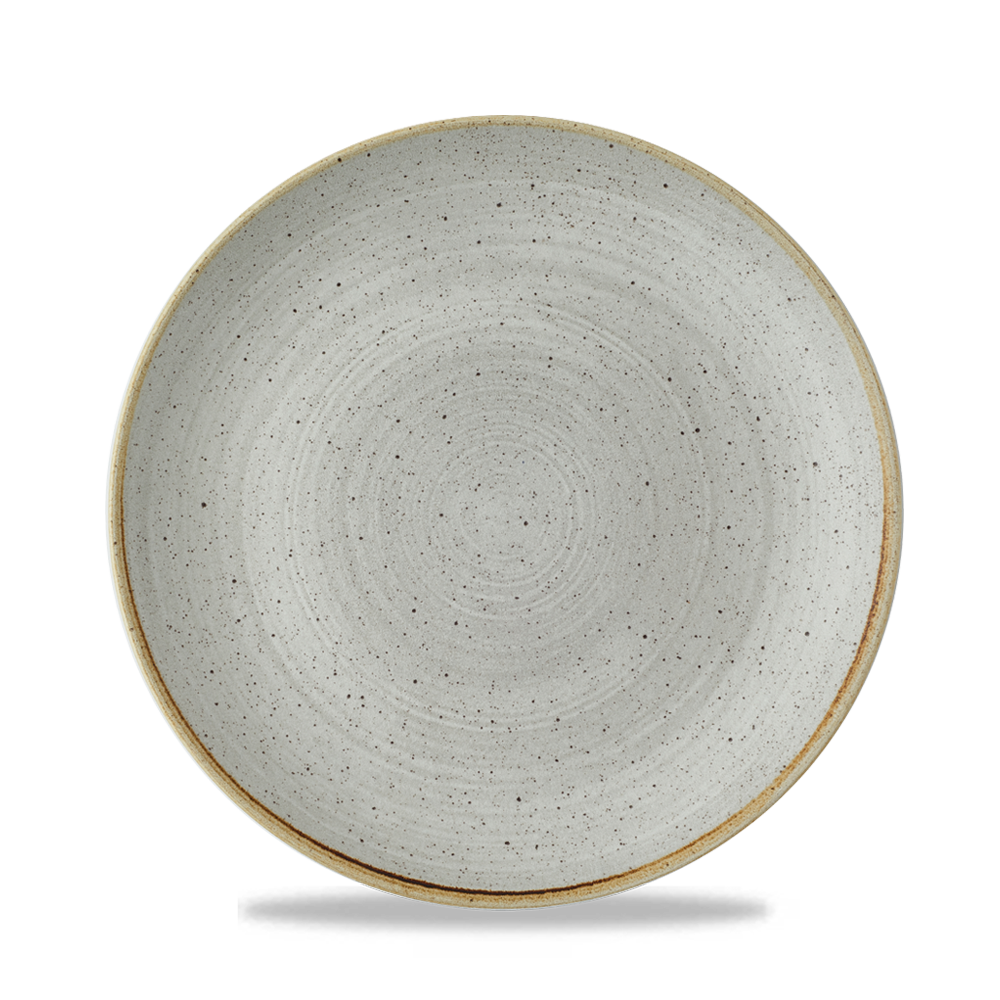 Churchill, Stonecast Raw : Grey Vellum - Teller flach Coup, 21,7 cm
