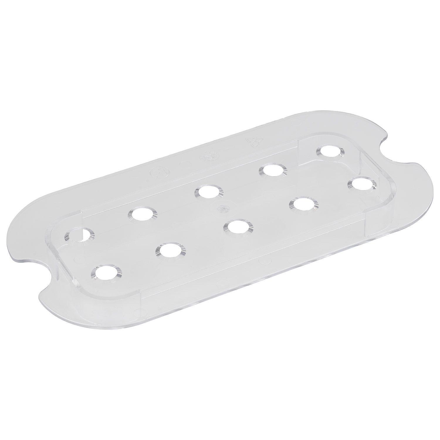 Abtropfgitter für APS GN 1/4 Behälter aus Polycarbonat, 20,6 x 10,8 x 2 cm