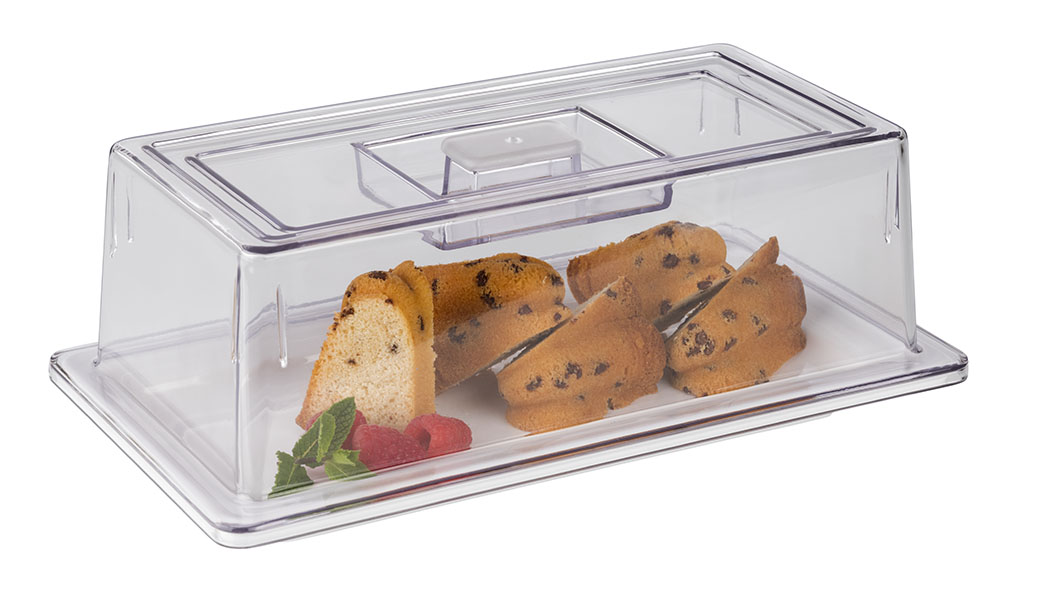 GN 1/3 Abdeckhaube, Polycarbonat, 32,5 x 17,6 cm, H: 10,5 cm