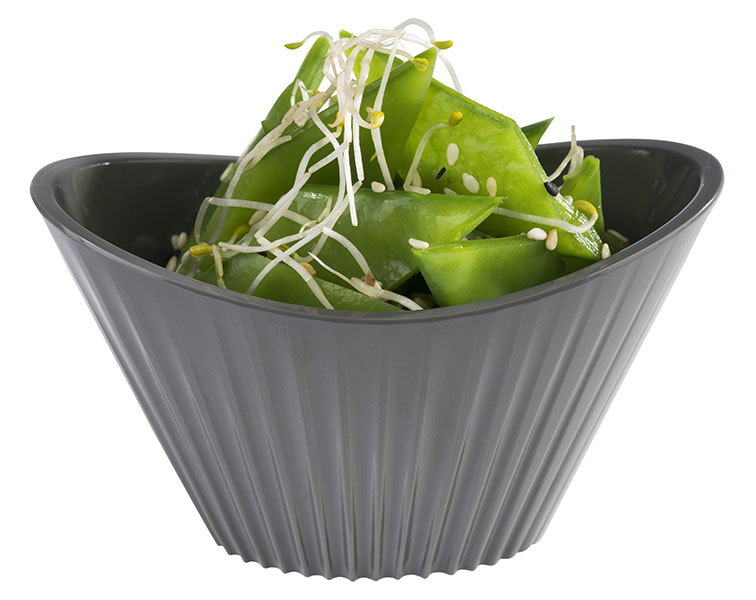 Schale MINI 9,5 x 5,5 cm, H: 5,5 cm, Melamin, anthrazit, 0,07 ltr.