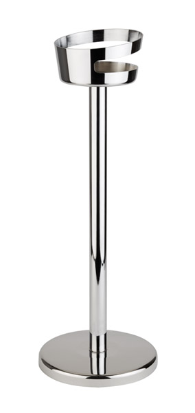 Weinkühler-Ständer D: 17,5 / 26,5 cm, H: 73 cm, 18/8 Edelstahl, hochglanzpoliert