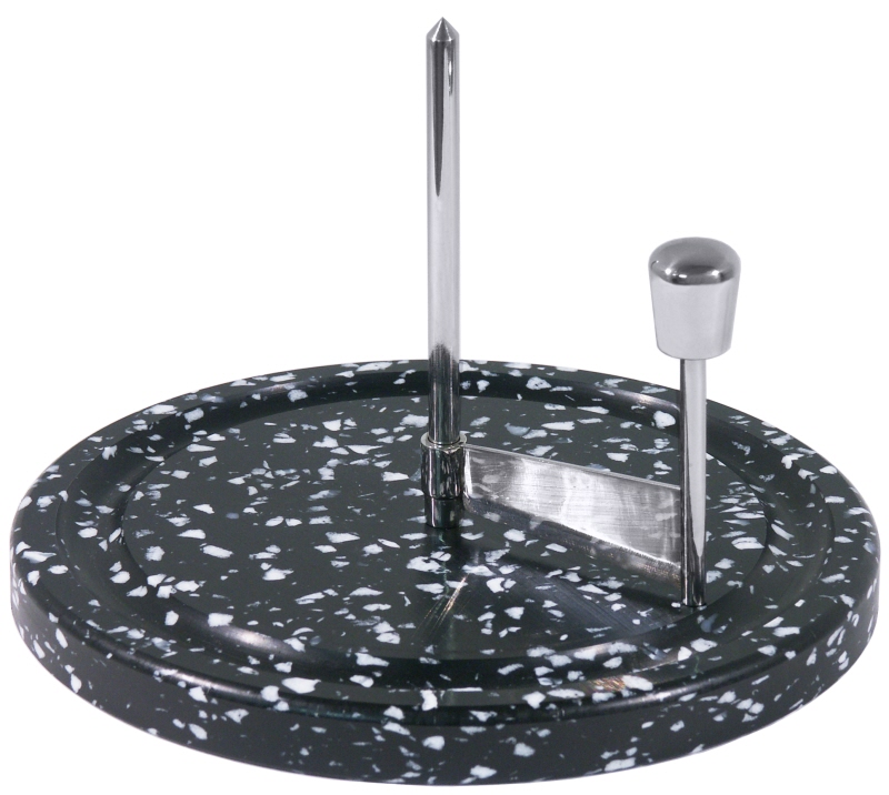 Mönchskopfkäsehobel, Edelstahl, HDPE, D: 22 cm, H: 16 cm