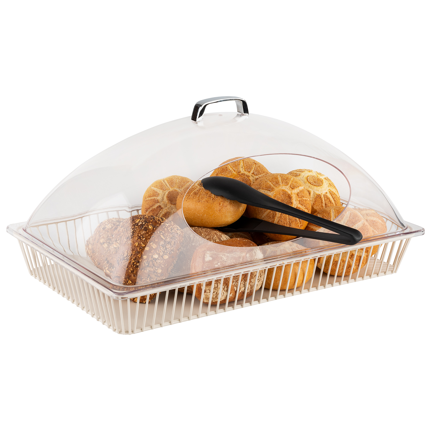 GN 1/1 Korb URBAN, Metall, 53 x 32,5 cm, H: 7,5 cm, Farbe: whisper white