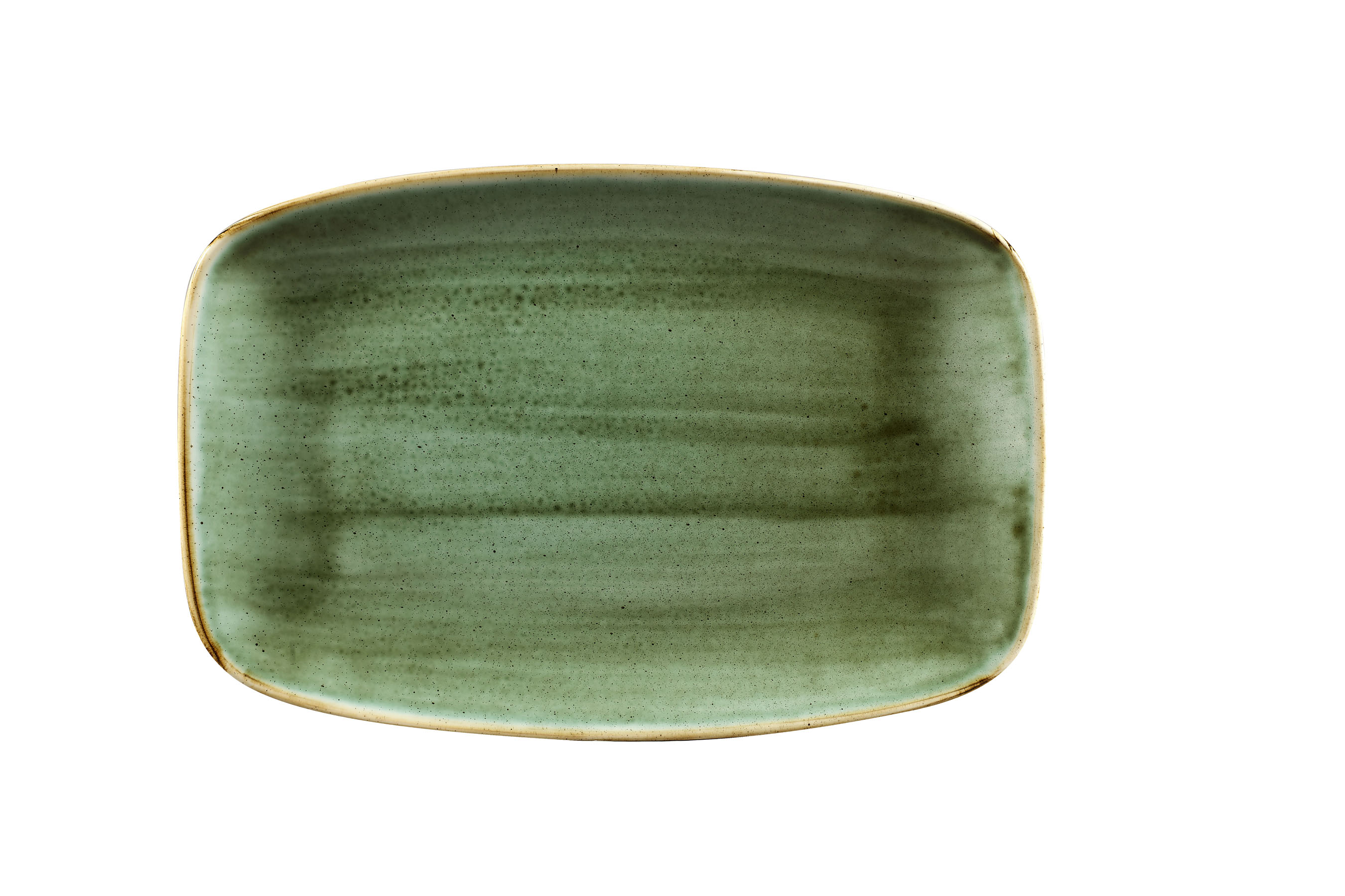 Churchill, Stonecast : Samphire Green - Chefs Platte rechteckig, 30 x 19,9 cm
