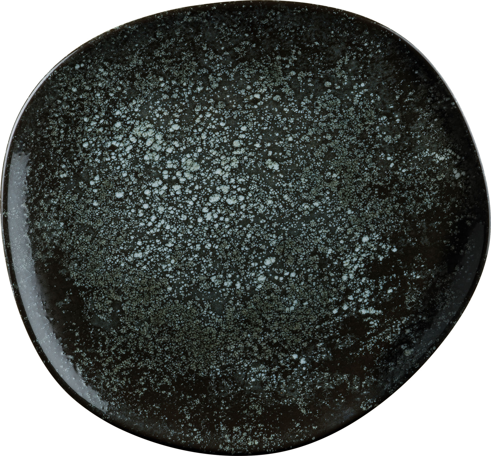 Cosmos, Black : Vago Teller flach asymmetrisch, 29 x 27 cm