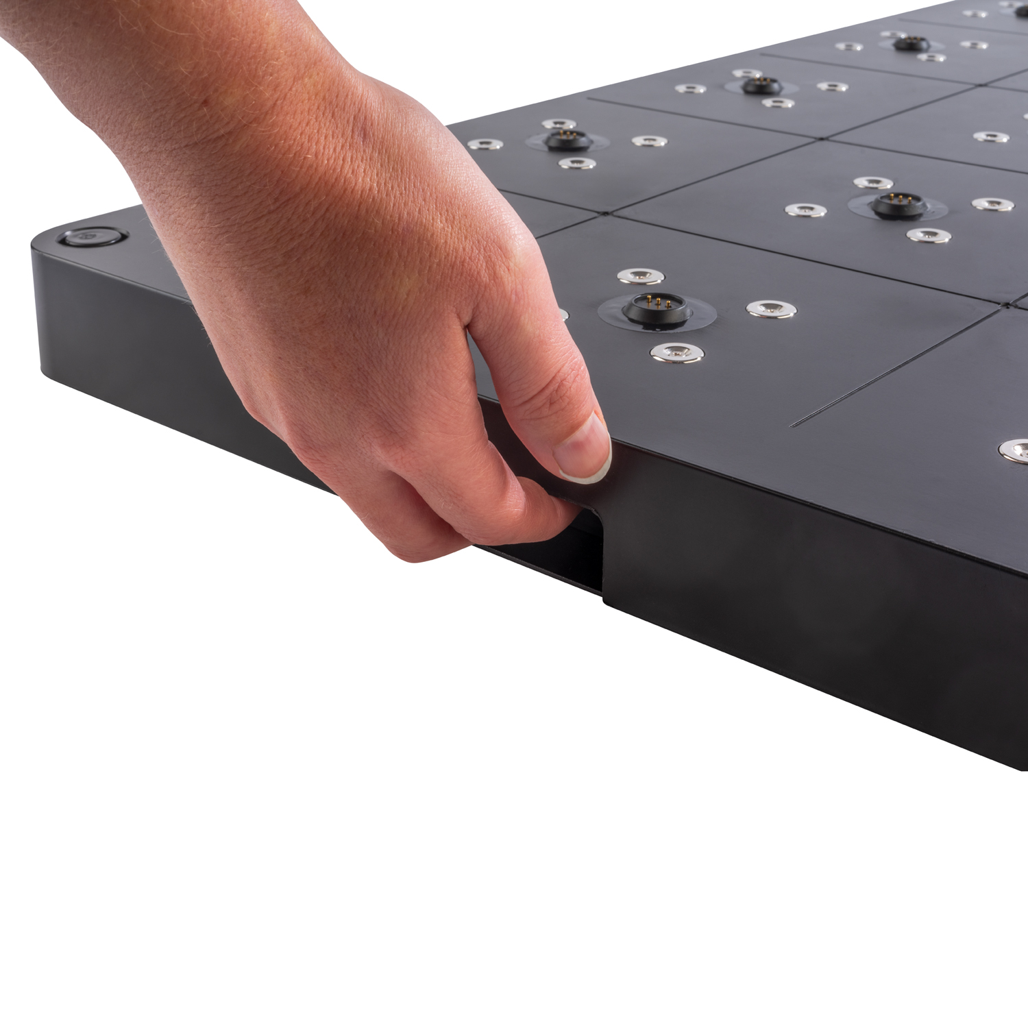 Ladestation 15-fach, ABS, 75 x 43 cm, H: 5 cm, Farbe: schwarz