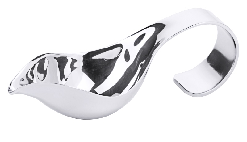 Dekorierlöffel, kurz, EdSt., I: 0,012 ltr., 11 x 4 cm