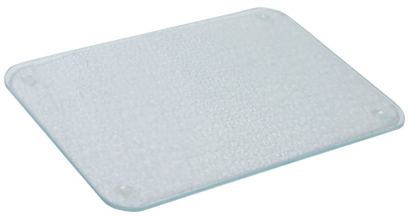 Glas-Schneidebrett 40 x 30 cm, H: 1 cm
