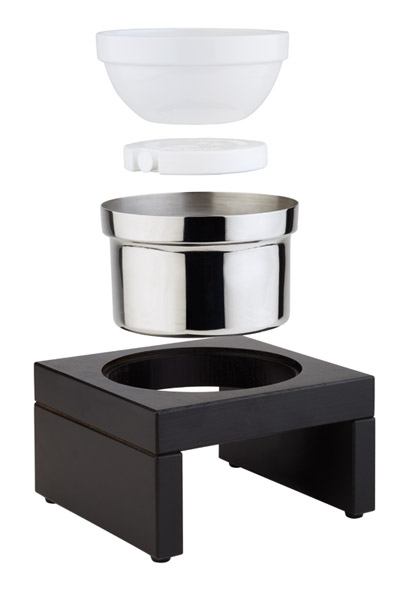 Kühlschale Maxi BRIDGE 27,5 x 27,5 cm, H: 14 cm, 2,5 ltr., 4-teiliges Set