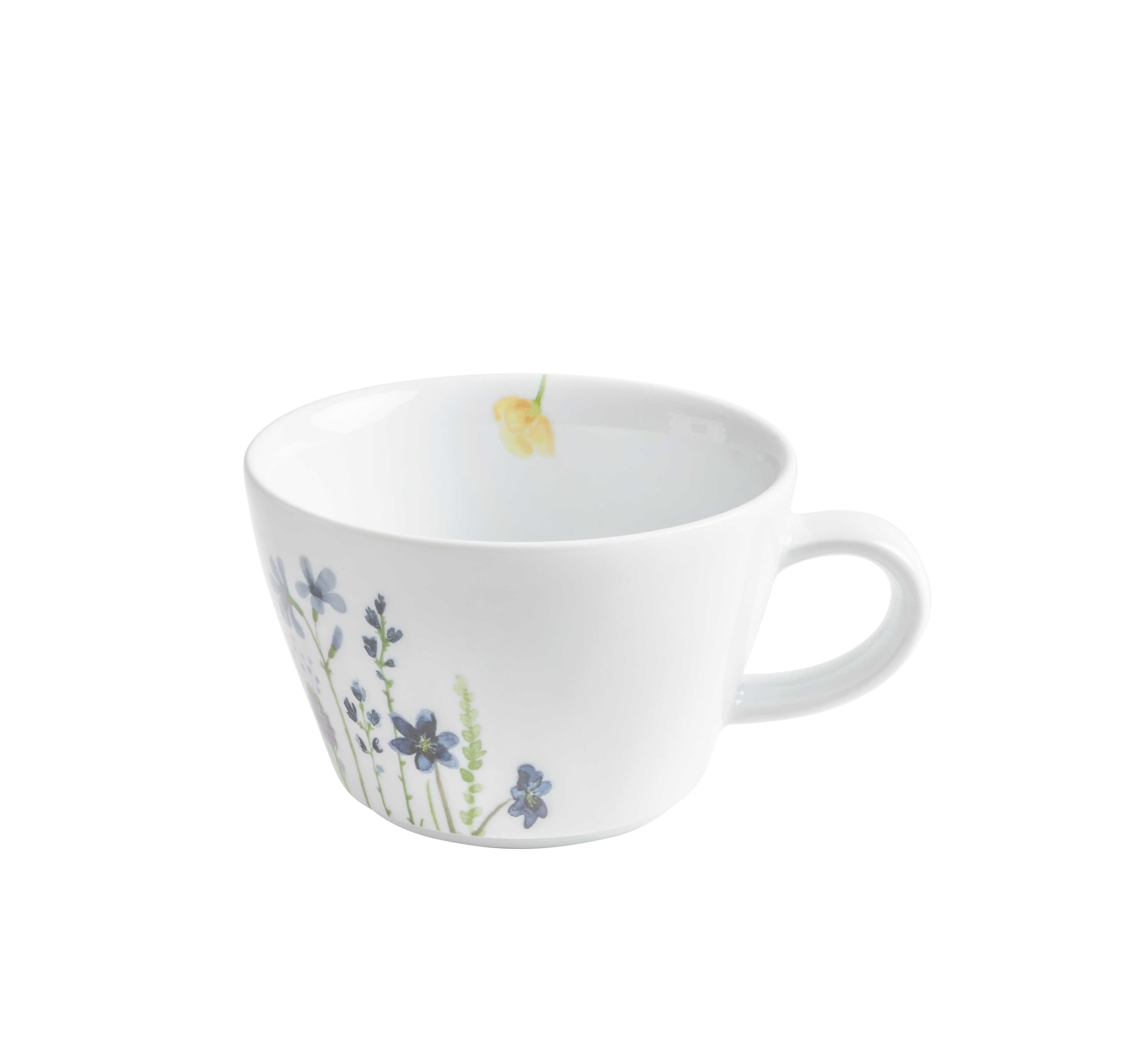 Kahla, Five Senses : Wildblume - Cappuccino-Obere, blau-rot, 0,25 ltr.