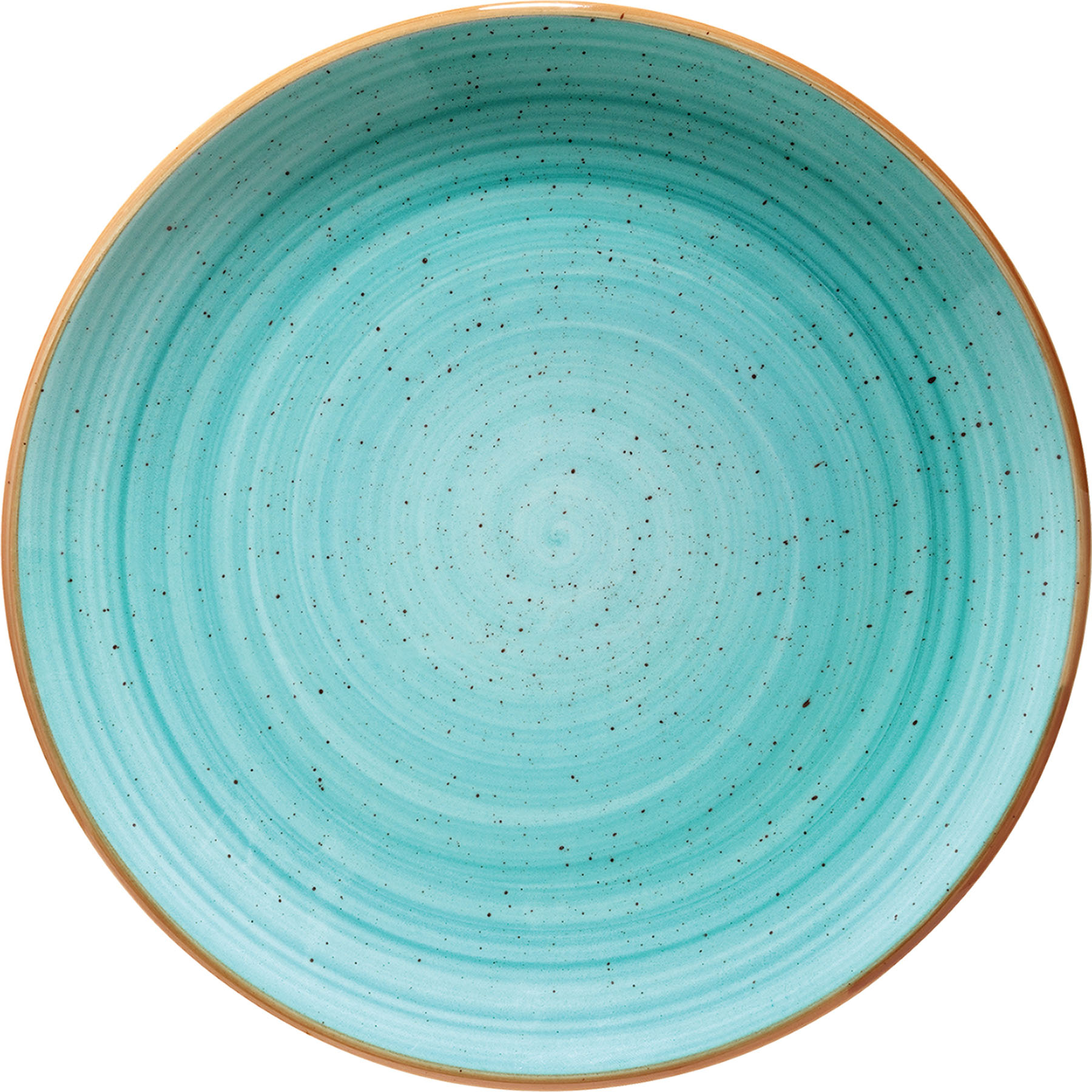 Aura, Aqua : Gourmet Teller flach Coup, 17 cm