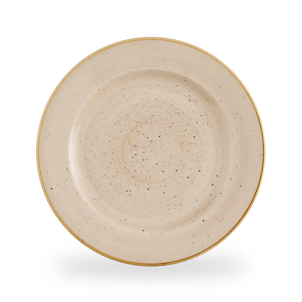 Churchill, Stonecast Profile : Nutmeg Cream - Teller flach Fahne, 30,5 cm