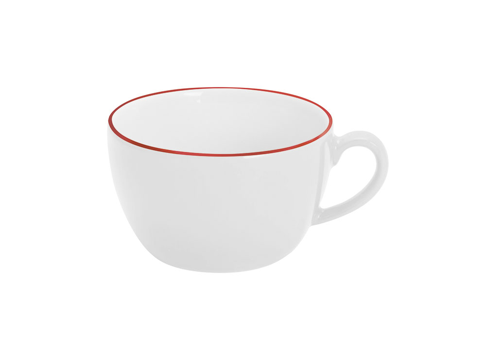 Kahla, Pronto Line : Cherry Red - Cappuccino-Obertasse 0,25 ltr.