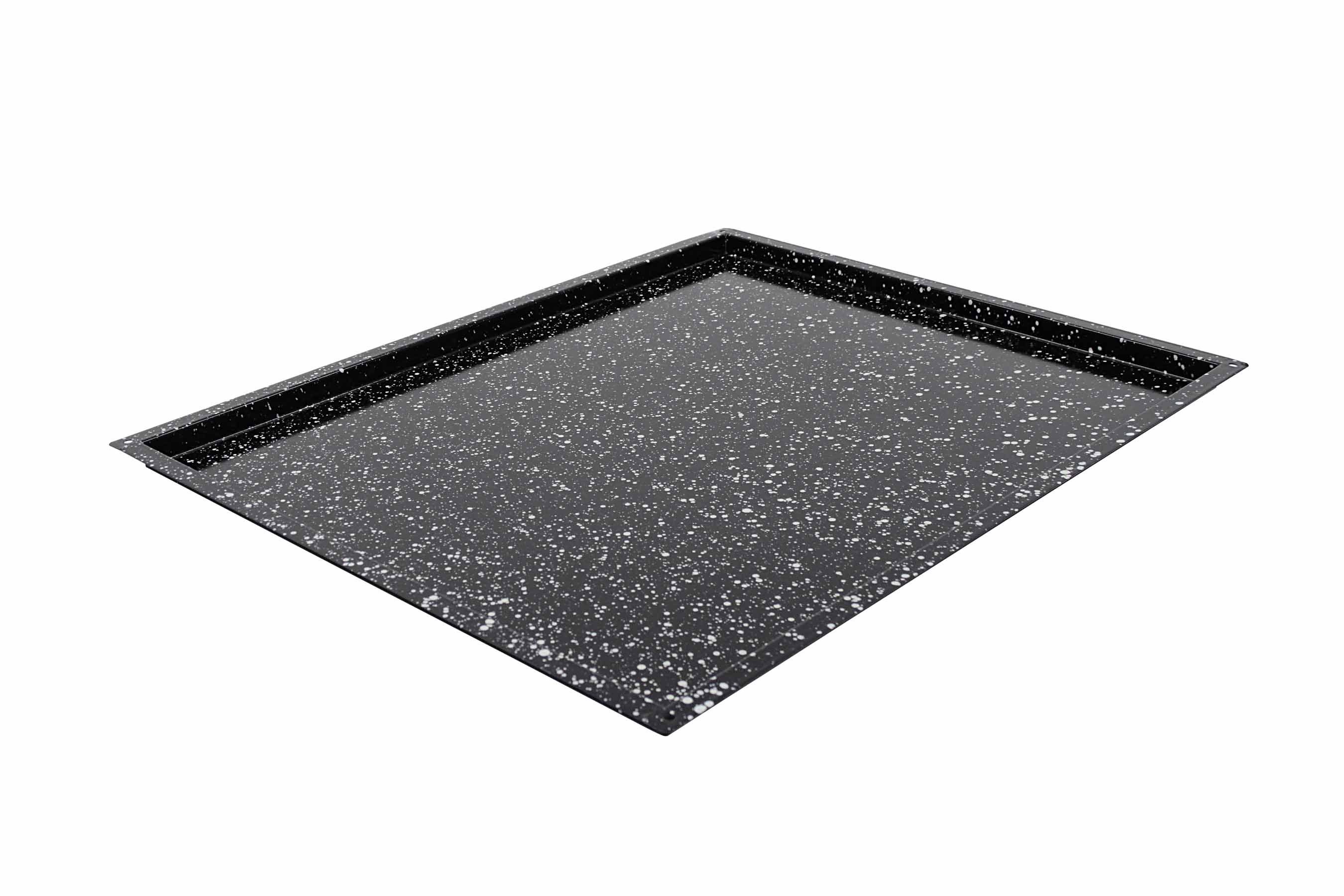 Back-, Konvektomatenblech, Stahlblech, Granit-Emaille, GN 2/1, 530 x 650 x 20 mm