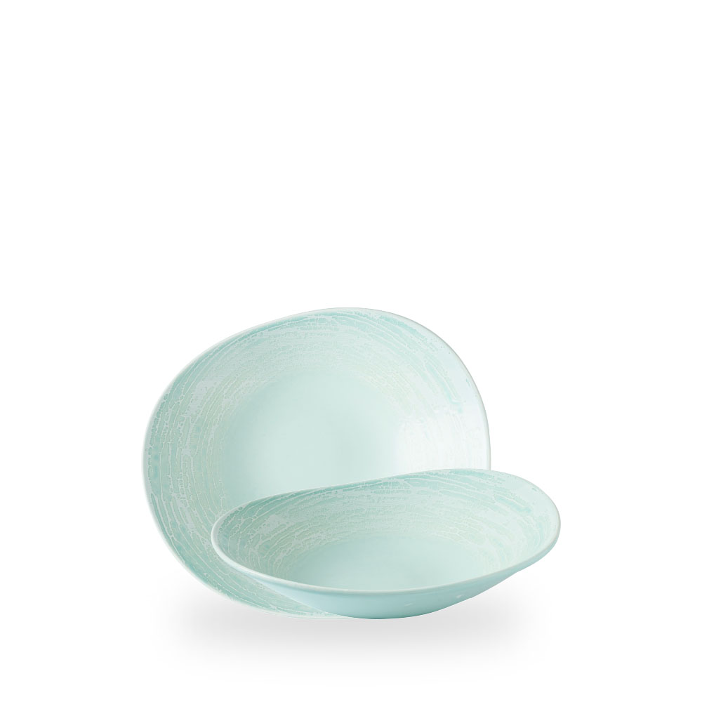 Churchill, Elements : Aqua - Opal Teller tief Organisch, 20 cm/ 0,34 ltr.