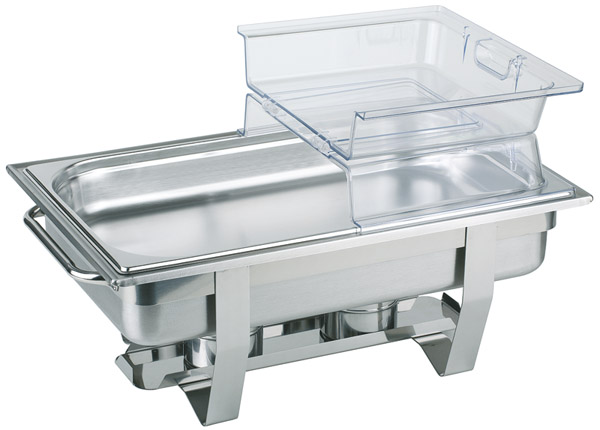 Haube GN 1/1 53 x 32,5 cm, H: 6 cm; Polycarbonat; passend für GN 1/1 Behälter