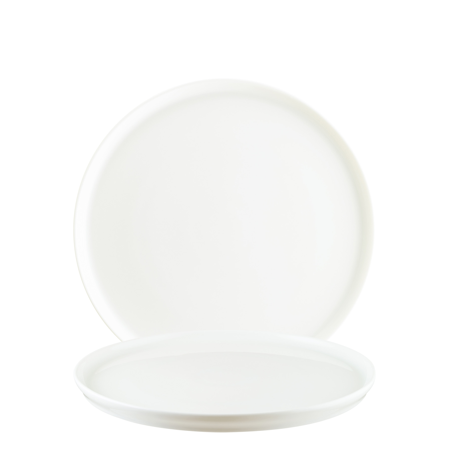 Hygge, Cream : Teller flach erhöhter Rand 28 cm