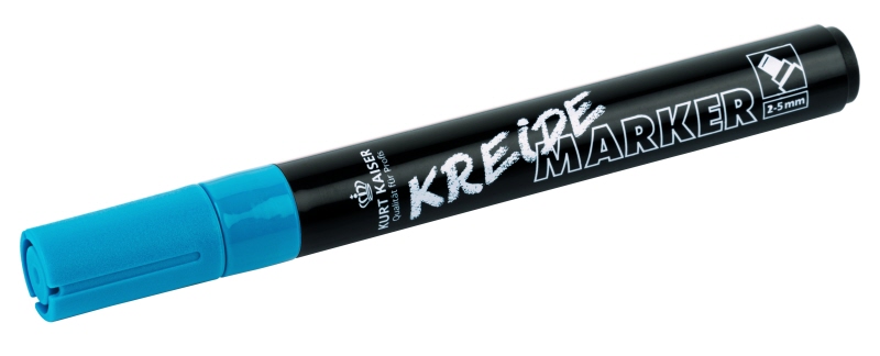 Kreidemarker 2-5 mm, wasserlöslich, blau