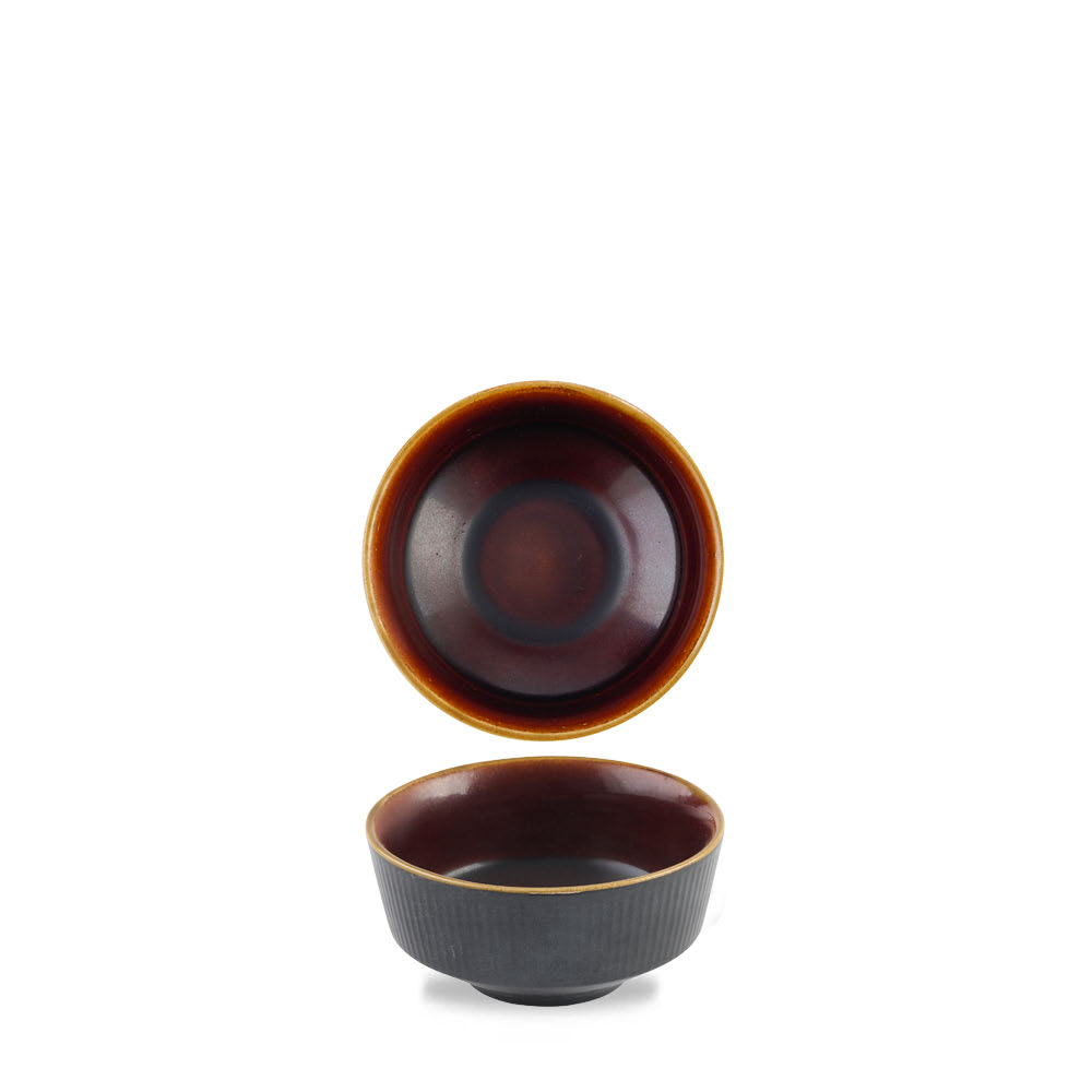 Churchill, Nourish : Tokyo Black Bi-Color - Soup Bowl, 13 x 6,2 cm/ 0,40 ltr.