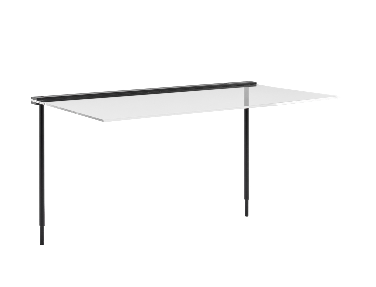 Hygieneschutz VALO, Acryl, Metall schwarz, für Artikel 14030, 60,5 x 36,5 x 33,5 cm