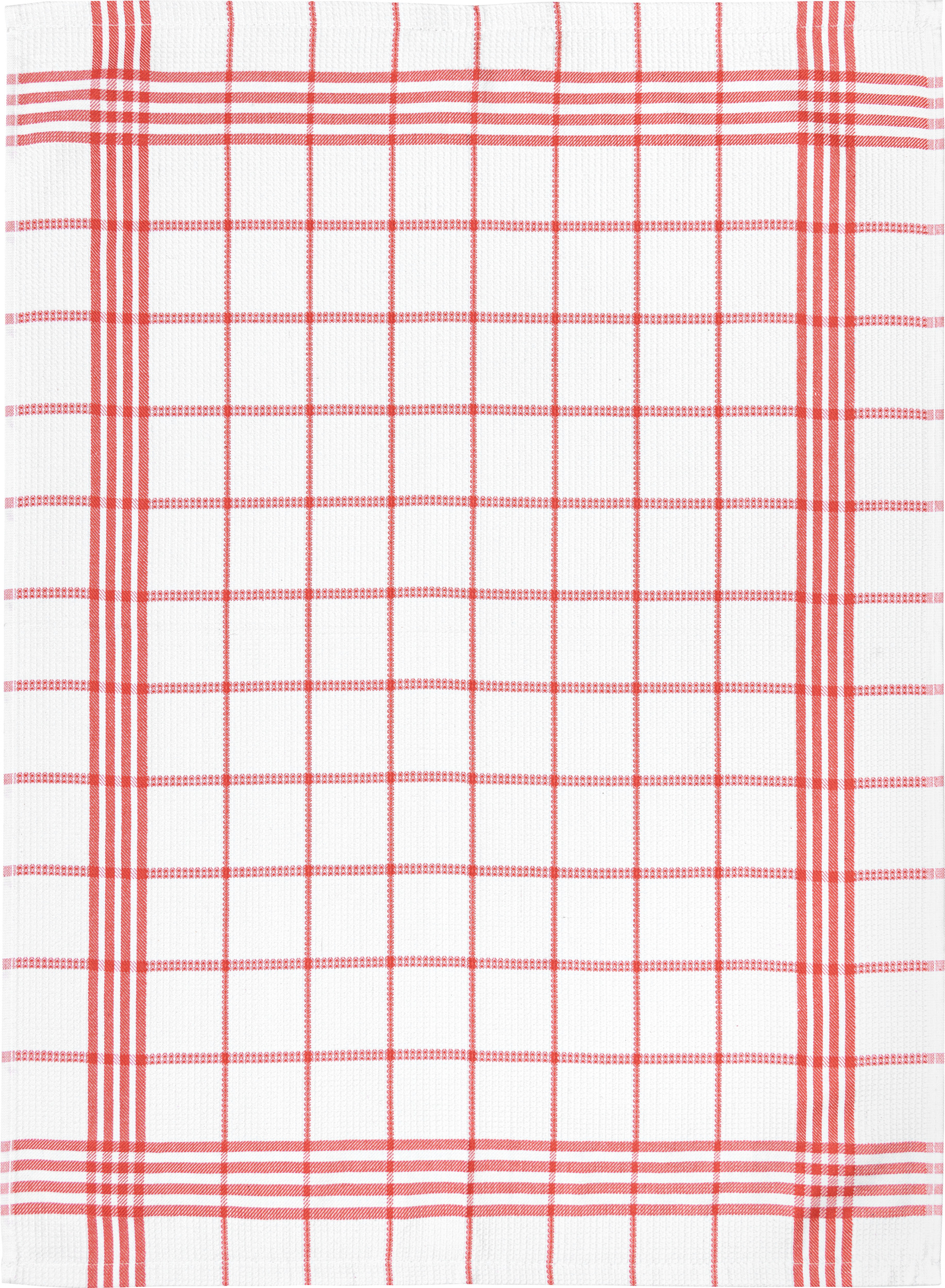 Küchentuch - Baumwolle Waffelpicquet Karo 50 x 70 cm