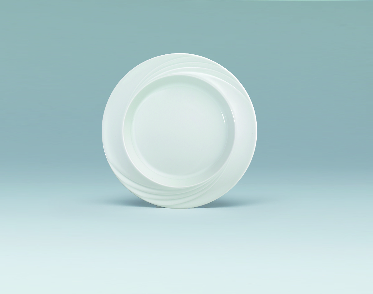 Bauscher Care, Donna Senior - Spezialteller flach Fahne, weiss, uni, 26 cm