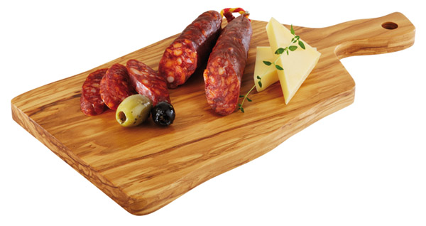 Servierbrett OLIVE, 25 x 16 cm, H: 1,5 cm, Olivenholz