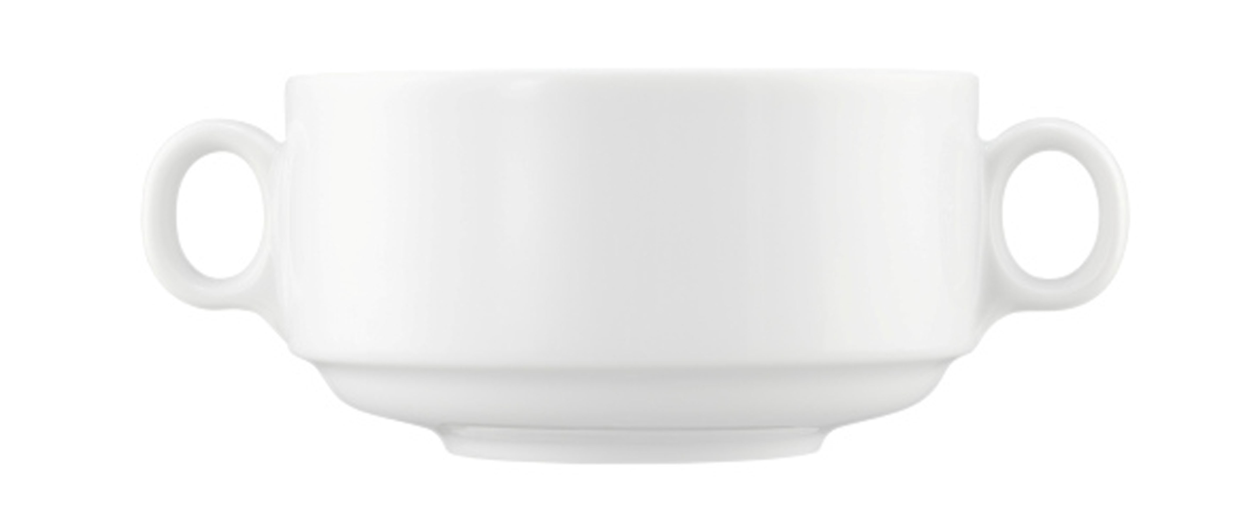 Seltmann Weiden, Sento - Suppen-Obere m. 2 Hkl., weiss, uni, 0,3 ltr.