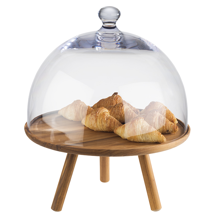 Buffetständer ACACIA, D: 30,5 cm, H: 15 cm, Akazienholz