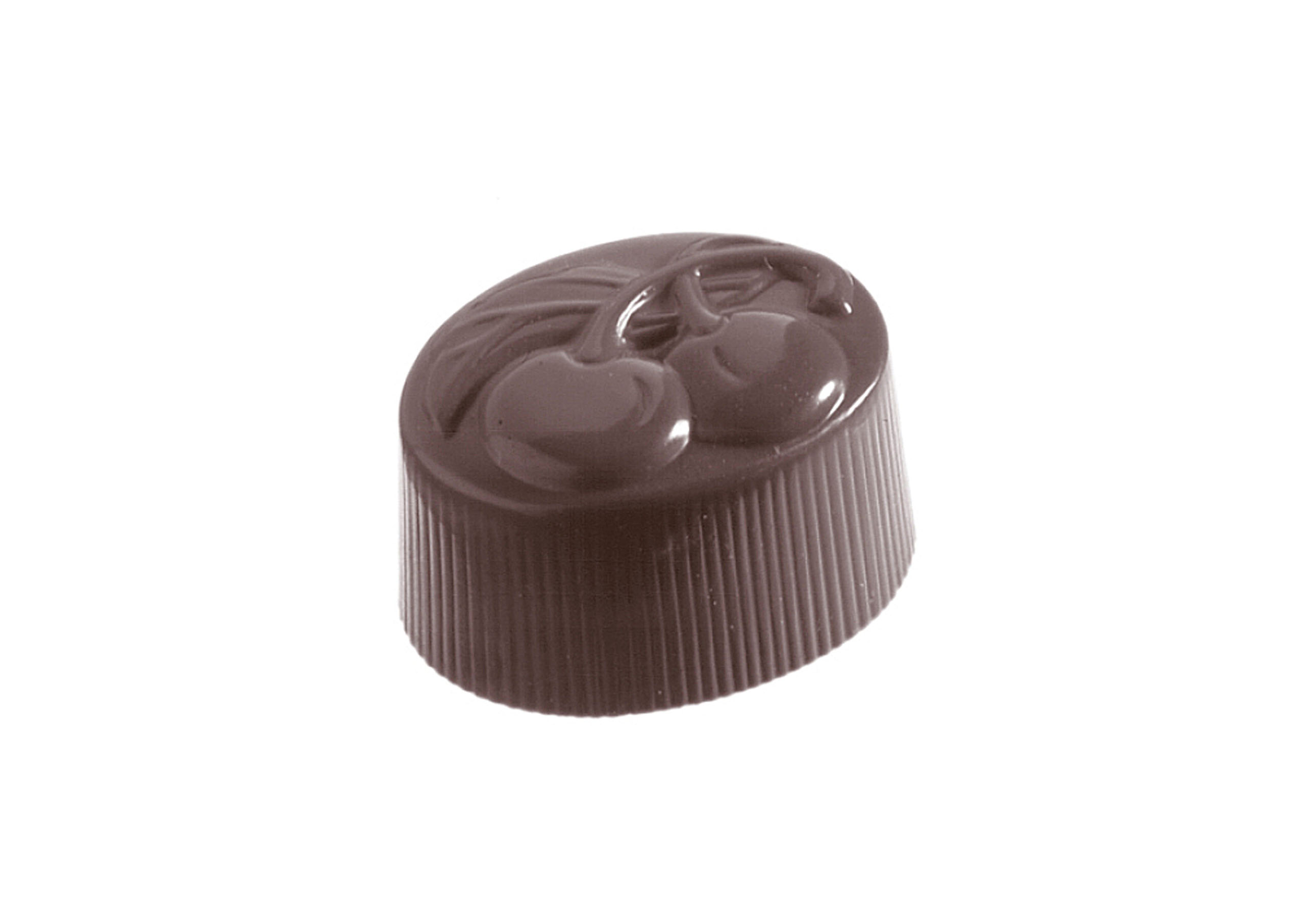Schokoladen- Form Praline Kirsche, 275 x 135 mm, 3 x 8 Stück 32 x 24 x 20 mm
