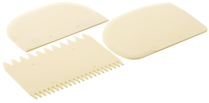 Teigschaber Set, 3-tlg., 19,5 x 15 cm