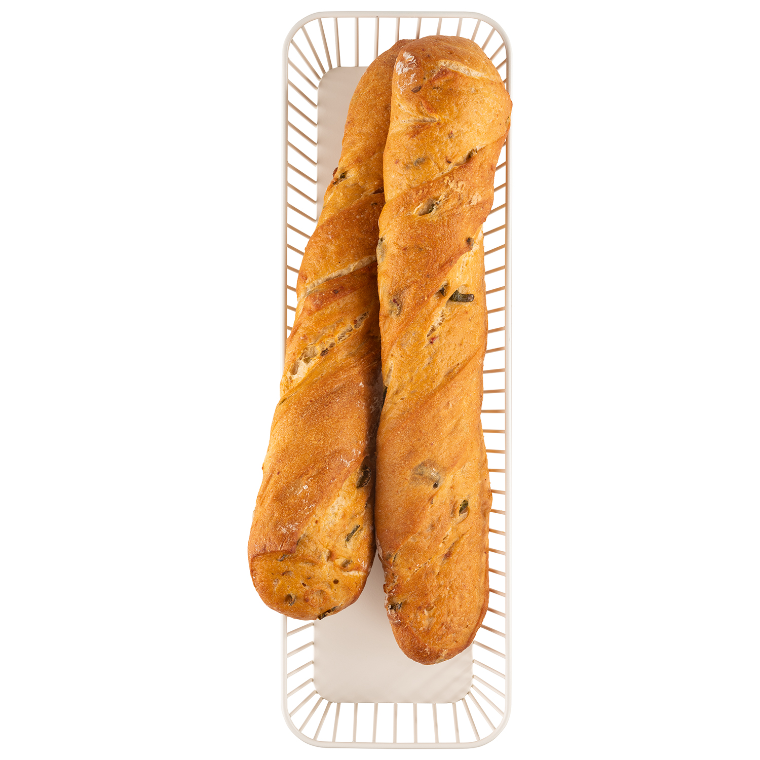 GN 2/4 Korb URBAN 53 x 16,2 cm, H: 7,5 cm Metall Farbe: whisper white