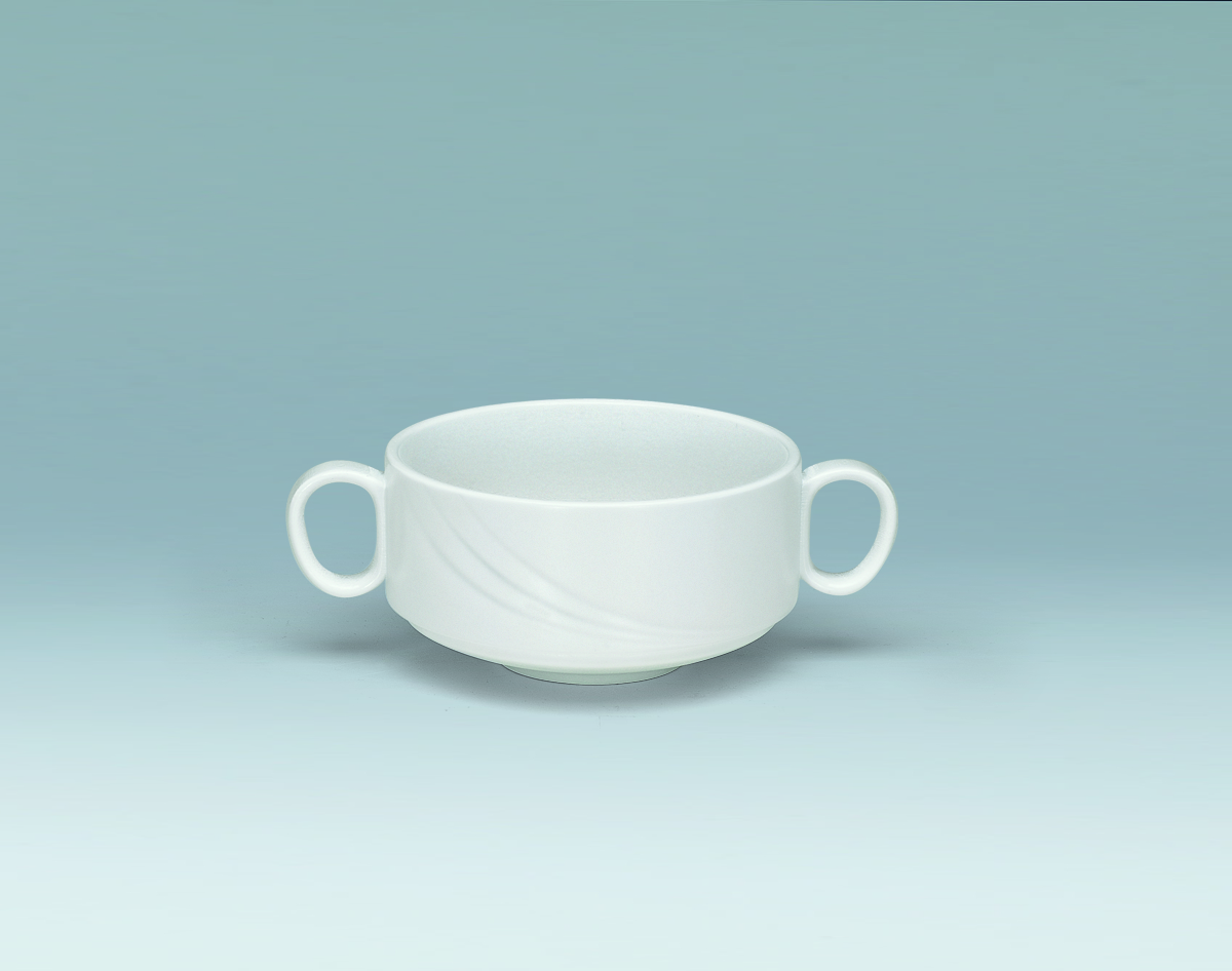 Bauscher Care, Donna Senior - Spezialsuppentasse stpb., weiss, uni, 0,48 ltr.