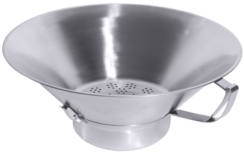Pommes frites-Seiher, D: 40 cm, H: 17,5 cm, Edelstahl