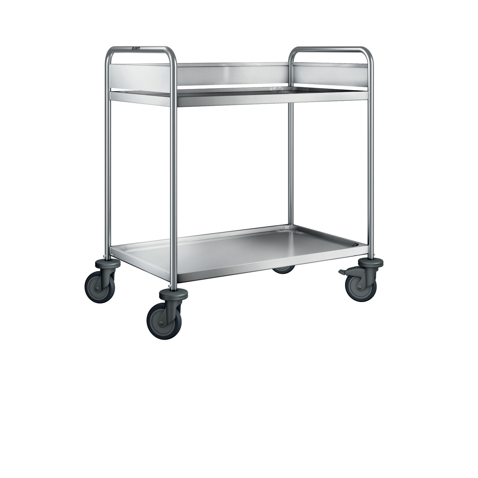 Abräumwagen ARW 9 X 6-2, 2 Borde 90 x 55 cm, max. 80 kg/ Bord, Trgf.: 120 kg, LxBxH: 100 x 65 x 103 cm